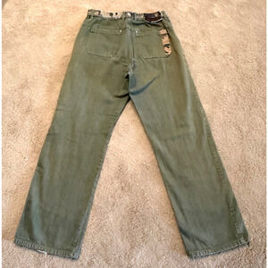 Vintage Phat Farm Pants Mens 32x31 Sug Green Baggy Y2K Grunge Skater Hip Hop